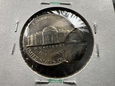 1980 P 5c Jefferson Nickel Coin Double Struck Major Error UNC