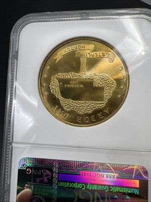 1967 Nebraska Centennial Arbor Day Medal NGC MS65 Gem BU