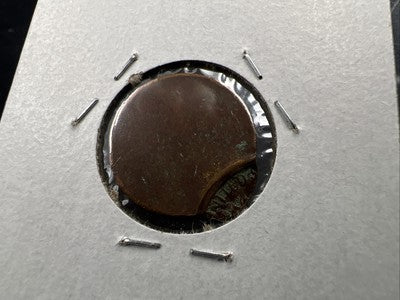 Off Center Lincoln Memorial Cent Error Coin ND 95% Copper 3.1 G Planchet ND