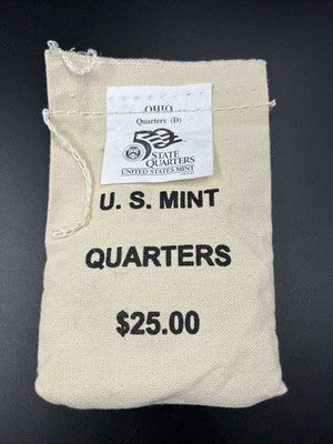 U.S. Mint Bag of 100 2002 D Ohio State Statehood Quarters BU UNC