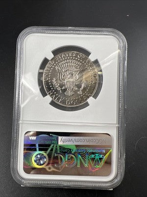 2025 P 50c Kennedy Half Dollar Coin NGC JFK Holder BU Brilliant UNC #196