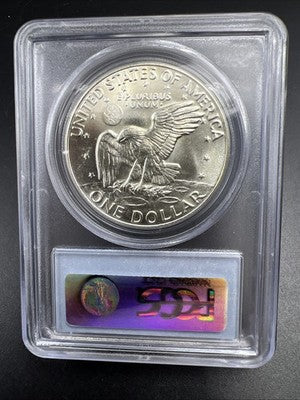 1974 S $1 Ike Eisenhower 40% Silver Dollar Coin PCGS MS66 Gem BU Certified #57