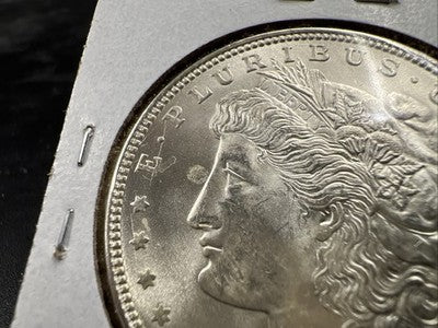 1921 P $1 Morgan Silver Dollar Coin Heavy Rev Die Polish Variety Vam CH BU UNC