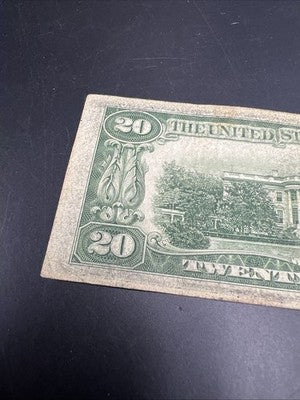 1950 B $20 FRN Federal Reserve Note Green Seal Very Circ #803