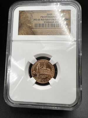 2009 P 1c Lincoln Professional Life Commemorative Cent Coin MS66 NGC #196
