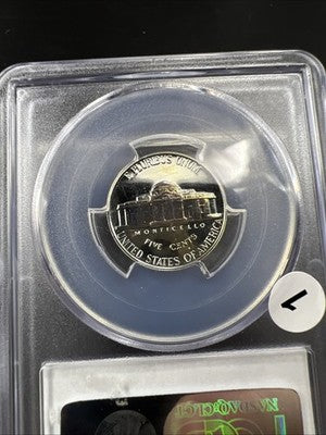 1961 P 5c Jefferson Nickel Proof Coin PCGS PR67 Some toning #6