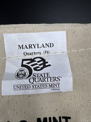 U.S. Mint Bag of 100 2000 D 25c Maryland State Statehood Quarters BU UNC
