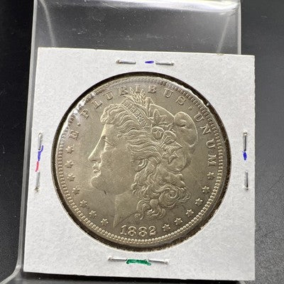 1882 O / S Morgan Silver Dollar Coin CH XF EF Extra Fine Circ