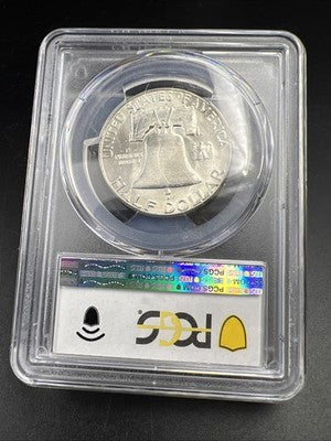 1958 P 50c Franklin Silver Half Dollar Coin PCGS MS64 CH BU Certified #79