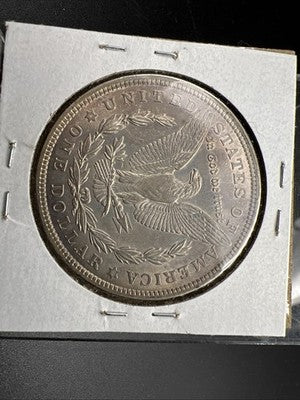 1921 $1 Morgan Silver Dollar Coin CH AU About UNC PQ Toning Toner Obverse SK#a