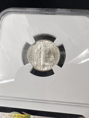 1945 P Mercury Silver Dime Coin NGC MS64 CH BU #025