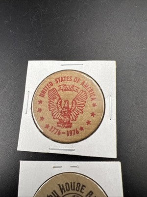 Wooden Nickel Collector's Lot Ormsby House Carson City & Bicentennial 1976