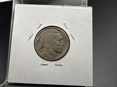 1936 5c Buffalo Nickel Coin Fine Circulated Double Die Reverse Variety