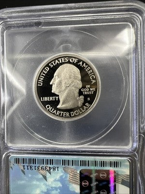 2009 S Virgin Islands Clad Quarter Gem Proof ANACS PR70 DCAM ICG #89