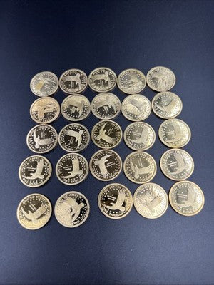 2008 S 25 Coin Proof Sacagawea Dollar Coin Roll