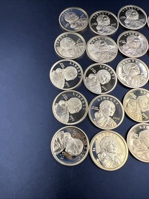 2003 S 25 Coin Proof Sacagawea Dollar Coin Roll