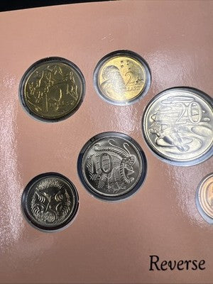 1994 Australian Uncirculated Set 8 Coin Set in Privately made Display Folder