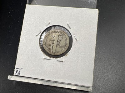 1921 D 10c Mercury Silver Dime Coin CH AG About Good Semi Key Date