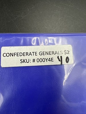 Civil War Generals Colorized 2017 A 2 Two Dollar Federal Reserve Note Unc #40