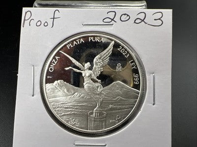 2023 Mexico Proof 1 Oz .999 Silver Libertad Coin SK#b