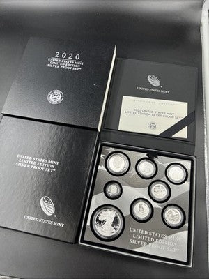 2020 Limited Edition US Silver Proof Set Complete w/ Box COA sku#B