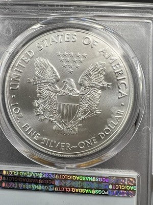 2020 1 Oz ASE American Silver Eagle Coin PCGS MS70 First Strike #586