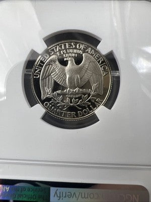 1983 S 25c Washington Proof Copper Nickel Clad Quarter Coin NGC PF69 UCAM #007