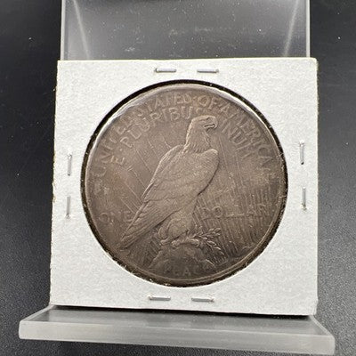 1924 $1 Peace Silver Dollar Coin CH XF Neat Toning Toner Circ