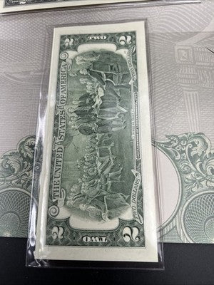 Matching Serial # 2003 A 2009 $2 FRN Federal Reserve Note 2013 Double deuce set