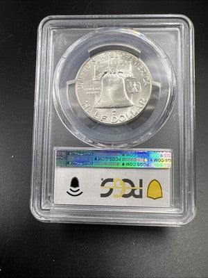 1958 P 50c Franklin Silver Half Dollar Coin PCGS MS64 CH BU Certified #90