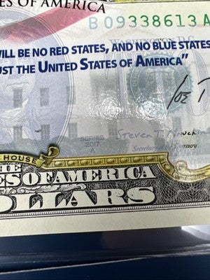 2 Consecutive 2017 $2 FRN Biden Harris Presidential Colorized UNC Two Dollars #3