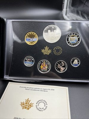 2018 Canada Color Silver Proof Set w/ Box & COA