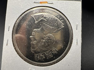 2002 Golden Jubilee Great Britain 5 Pounds Coin BU UNC