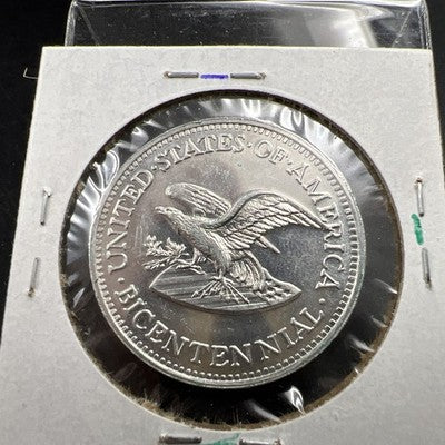 Aluminum 1976 Bicentennial Eagle Liberty Bell Medal