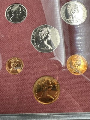 1979 Great Britain Northern Ireland Uncirculated Coin Set in Box