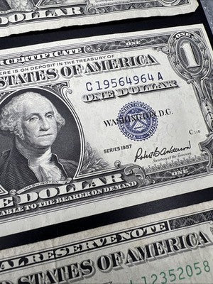 $1 Bill Collector's Lot 1957 $1 1963 B $1 1963 A $1 2013 * $1 2017 * $1 2021 *