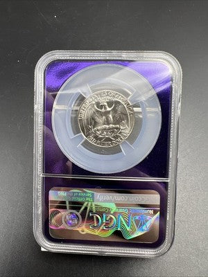 1965 25c SMS Washington Copper Nickel Quarter MS68 NGC