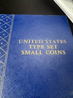 Empty United States Type Set Small Coins Whitman Album Used No Coins Empty