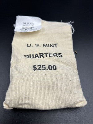 U.S. Mint Bag of 100 2005 P 25c Oregon State Statehood Quarter Coins BU UNC