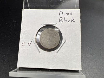 T2 Copper Nickel US United States Dime Size Planchet Blank UNC Sk#a