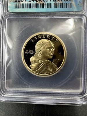 2007 S $1 Sacagawea Native Dollar Proof Coin PR69 DCAM ICG #A