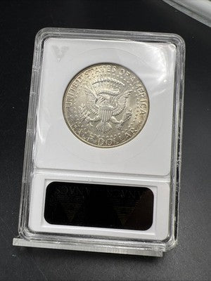 1964 D Kennedy FS-106 Half Dollar Coin Double Die Obverse DDO 006 ANACS MS64 #65