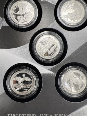 2018 Limited Edition US Silver Proof Set Complete w/ Box COA sku#B