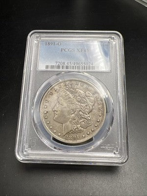 1891 O $1 Morgan Silver Dollar Coin PCGS XF45 Choice Extra Fine Certified