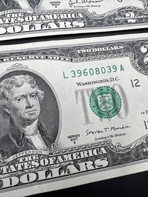 $2 Bill Collector's Lot 1976 1976 Postal FT Gordon GA 2003 A 2013 2017 Circ FRNs