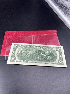 2017 $2 FRN Colorized Year of The Dog Zodiac (2018 2030) Federal Reserve Bill #8