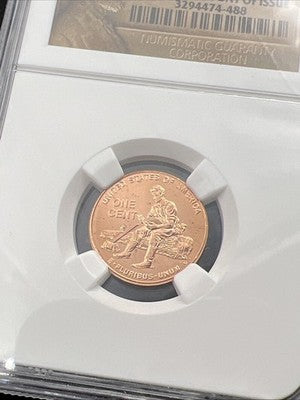 2009 1c Lincoln Formative Years Commemorative Cent Coin MS66 NGC #488