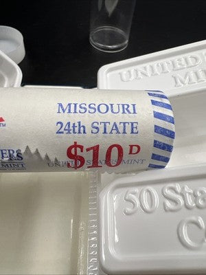 US Mint Certified 2003 D Missouri State Statehood Quarter Roll BU UNC