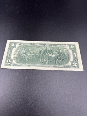 1976 $2 Bicentennial Postal $2 FRN Note Bill Neat Serial # 11273911 CH AU