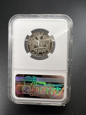 1991 S 25c Washington Clad Proof Quarter Coin PF67 UCAM NGC South Beach Holder